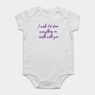 Everything on Earth Baby Bodysuit